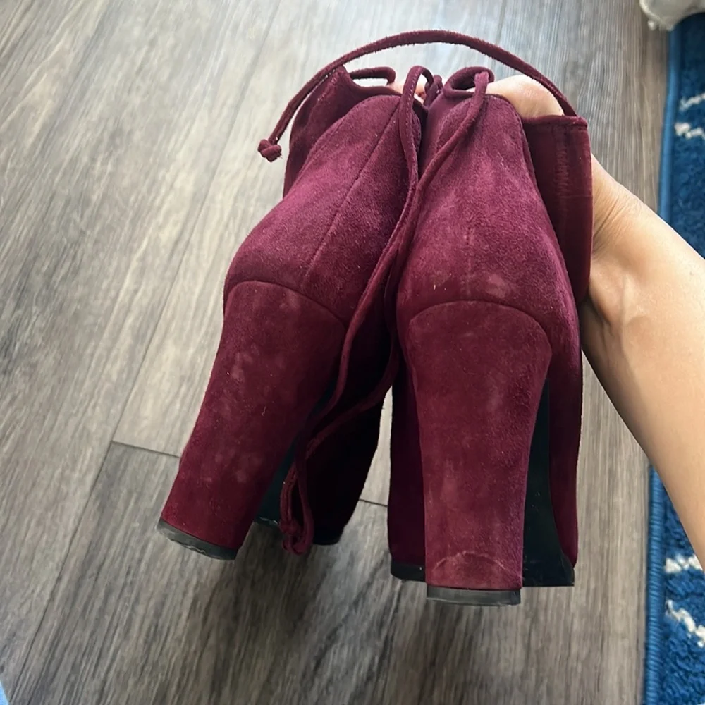 Stuart Weitzman Suede Booties - Picture 11 of 13